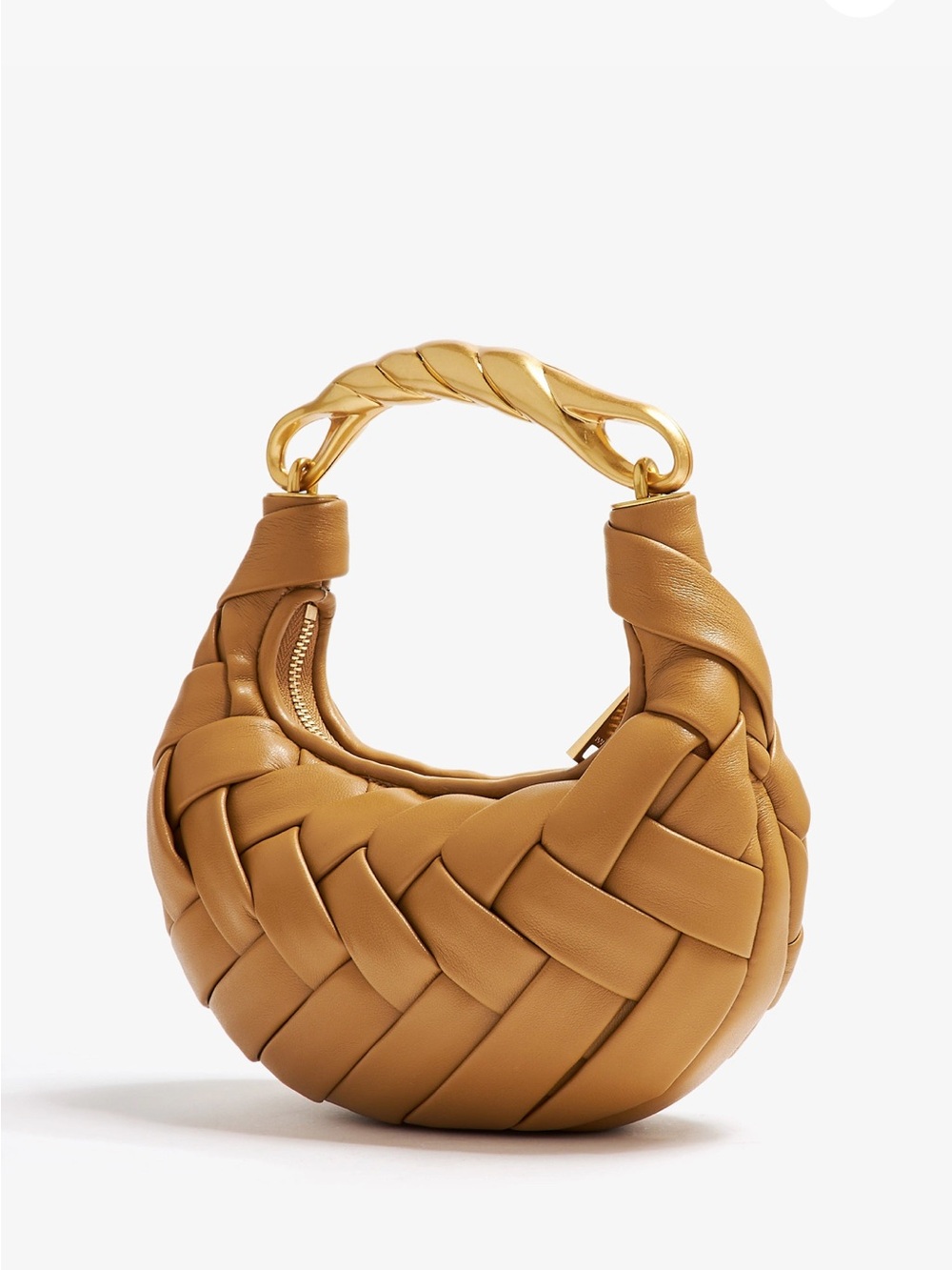 NWB JW PEI Orla Weave Bag w/removable crossbody strap in Brown (camel/tan) - Picture 7 of 16